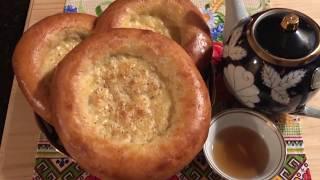 Рецепт приготовления лепешки в духовке  - Uzbek  bread recipe