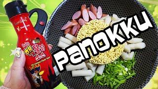Острые РАПОККИ! Рамен + Токпокки | Rabokki Korean Sweet & Spicy Ramen Noodles