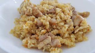 Бурый рис с курицей/Как приготовить цельнозерновой бурый рис