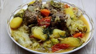 Дымдама/ Тушенное мясо с овощами/ Накидал продукты в казан и ужин готов