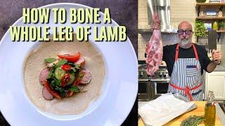 How To Debone a Whole Leg of Lamb + Recipe