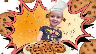 Super Ксю готовит домашнее печенье | Простой детский рецепт вкусного печенья