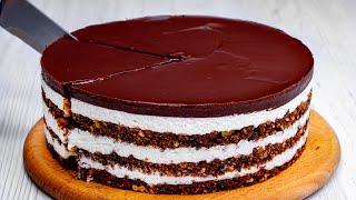 Обалденный десерт! Не только красивый, но и вкусный торт без выпечки из сухарей.| Cookrate - Русский