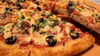 Пицца лучше, чем в ресторане!  Вкусный Рецепт Пиццы!!!  PIZZA