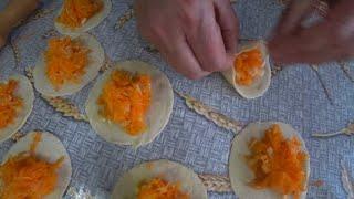 Рецепт от Марины из Узбекистана. Бурма и самса из тыквы.