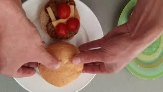 Горячий Бутерброд - Чизбургер в Микроволновке, Рецепт