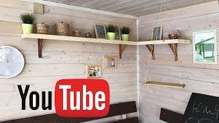 Создаем уютный интерьер в беседке (для YouTube)