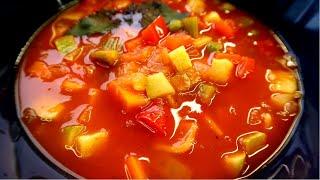 Овощной суп минестроне.