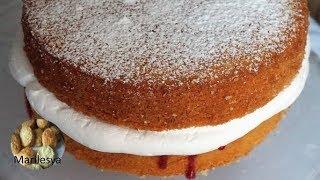 Бисквитный торт Королевы Виктории/Viktoria Sandwich Traditional British Cake