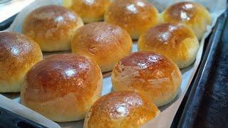 Sadə bulka resepti..Asan yumuşaq bulka .Простой рецепт хлеба..A simple bread recipe..