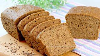 Хлеб пшенично-ржаной с солодом! Рецепт вкусного домашнего ржаного хлеба в духовке!