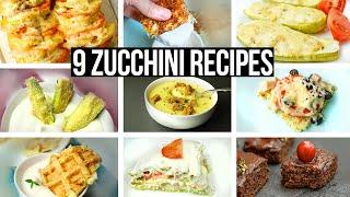 9 Zucchini Recipes | Autumn Recipes | Recipes with Zucchini (Squash)