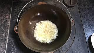 Как приготовить блюдо на костре , овощное рагу приготовить в казане