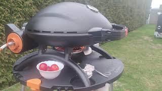 Форель слабого горячего копчения на гриле O-Grill 800t. Grilled lightly hot smoked trout O-Grill 800