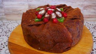 Блинный торт со сметанным кремом Шоколадный торт из блинов с фруктами. Торт на сковороде без выпечки
