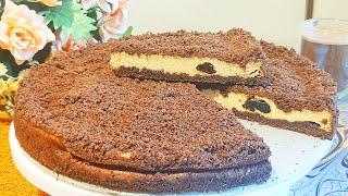 Шоколадный пирог Мулатка с кофейной начинкой