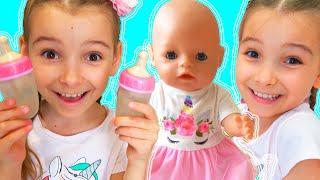 Куклы Беби бон - готовим еду и кормим Baby doll Игры для детей Как Мама