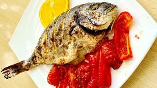 Как вкусно приготовить рыбу!? Дорадо с овощами в духовке!