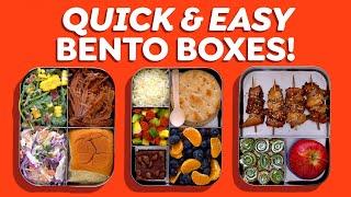 3 Quick & Easy Bento Box Lunch Ideas