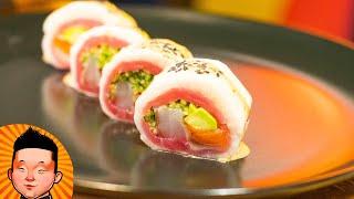 Рецепт ролла без нори и без риса в Дайконе | Sushi Daikon
