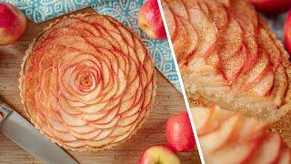 Французский ЯБЛОЧНЫЙ ПИРОГ | тарт с яблоками и яблочным кремом | простой рецепт