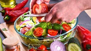 Время готовить летние салаты! 6 Салатов из свежих овощей и фруктов. Рецепты от Всегда Вкусно!