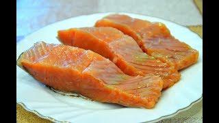 Как засолить малосольную красную рыбу - быстрый и простой рецепт./How to pickle fish.