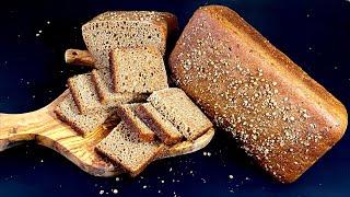 Whole Grain Sourdough Rye Bread. Ржаной Цельнозерновой Хлеб На Закваске.