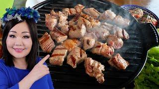 Korean BBQ grilled beef (Soegogi-gui: 쇠고기구이)