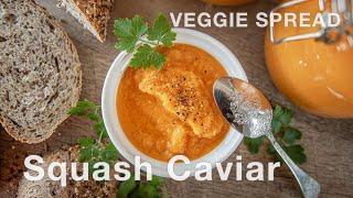 Vegetable spread SQUASH CAVIAR | mom's vegan recipe