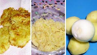 Рецепт хрустящих драников из картофеля - Драники: быстро и вкусно! Идеальная пропорция #Shorts