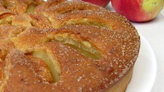 Вкусный и быстрый Пирог на кефире за 10 минут + время на выпечку ☆ Яблочный пирог на кефире