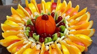 Красиви плата от плодове за празнична трапеза - 3 варианта / Фруктовая нарезка на праздничный стол