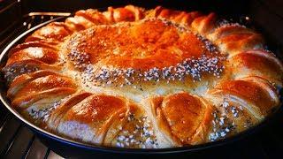 ГОСТИ В ВОСТОРГЕ !!! Мясной Пирог с Капустой . Красивый , праздничный пирог ЦВЕТОЧЕК