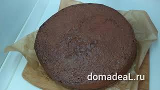 Рецепт простого шоколадного бисквита