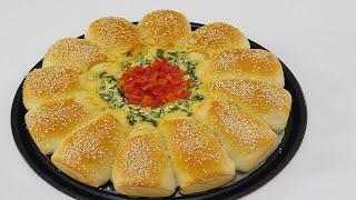 Погача со спанаќ и сирење / Pogaca so spanakj  i sirenje / Bread with spinach and cheese
