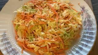 Быстрый салат из капусты ❗️САЛАТ ЗА 5 минут❗️новый салат из капусты  salad in 5 minutes