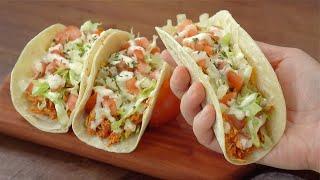 쉽게 치킨타코 만들기 :: 갈릭소스로 더 맛있게 :: 또띠아 요리 :: 맥시칸 치킨타코 :: Mexican Chicken Tacos Recipe :: Easy Recipe