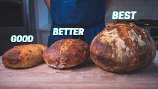 1 DOUGH 3 LOAVES | The Easiest (Actually Good) Bread You Can Make