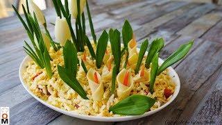Салат "Подснежник" вкусный весенний салат | Spring salad recipe