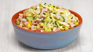 Новый салат из капусты за 15 минут! Идеально для обеда или ужина. Рецепт от Всегда Вкусно!