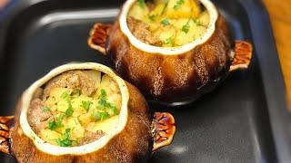 РЕЦЕПТ  НАШИХ  БАБУШЕК! Вкуснейший Картофель с мясом в горшочках # 278