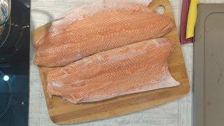 Мастер-класс Как разделать тушку лосося на филе / How to Cut Salmon Carcass into Fillet