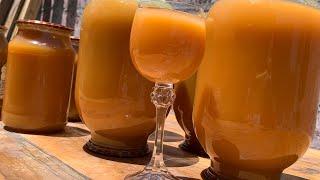 Сборка абрикосового урожая и рецепт приготовления 100% абрикосового сока на зиму!