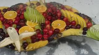Красивая фруктовая нарезка