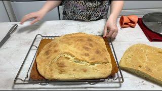 Домашний Хлеб в Духовке рецепт из Села   МУКА Pizza Mamma Mia Простой рецепт хлеба на дрожжях