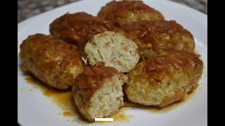 Рецепт блюда/Ленивые голубцы с куриного мяса в томатном соусе/Как приготовить/Способ приготовления/