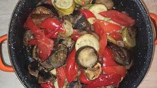 Запечённые овощи в духовке //вкусные и сочные//рецепт с Ольгой П...