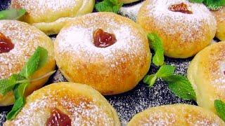 Пончики из творожного теста в духовке - Как приготовить настоящие пончики без жарения рецепт