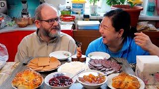 Мукбанг-Завтрак с Норвежскими вкусняшками / НЕОЖИДАННЫЙ ПОВОРОТ во время мукбанга / Mukbang